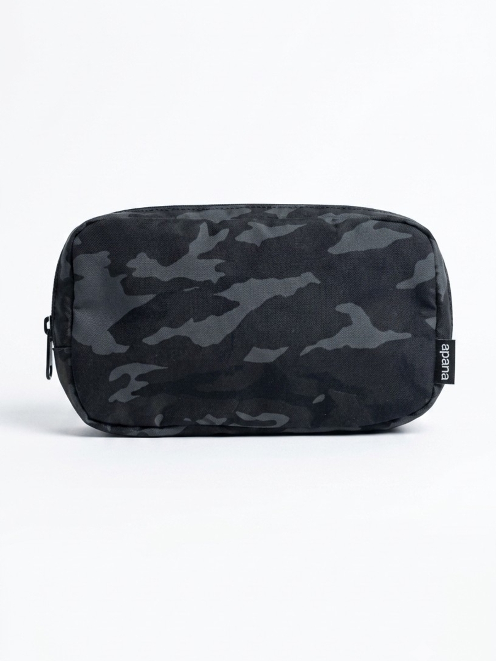 ​Apana Black Grey Camo Belt Bag See Me Run Crossbody Waist Pouch NWOT